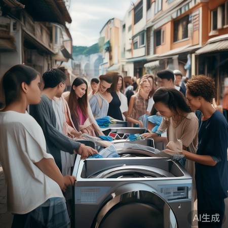 “灌云自助洗衣机，生活新体验”