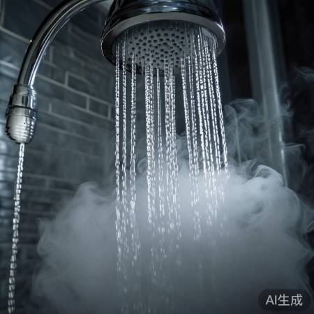 热水喷力大，水温高