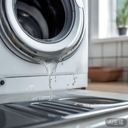 洗衣机底部漏水处理