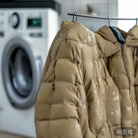羽绒服洗衣机洗后变薄