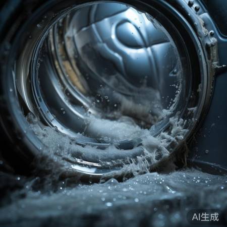 洗衣机内外桶残留滋生细菌