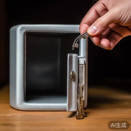 保险柜备用钥匙位置各异，检查完