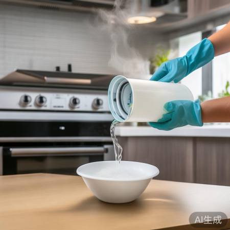 厨房白醋恢复油烟机