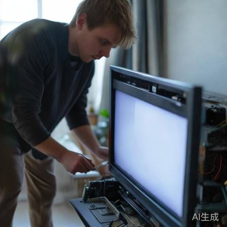 检查电视信号线