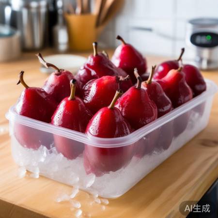 红啤梨冷冻半年口感差