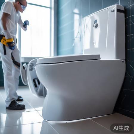 “检查水压电源，马桶运行正常”