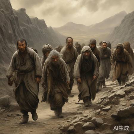 明朝百姓逃难西口