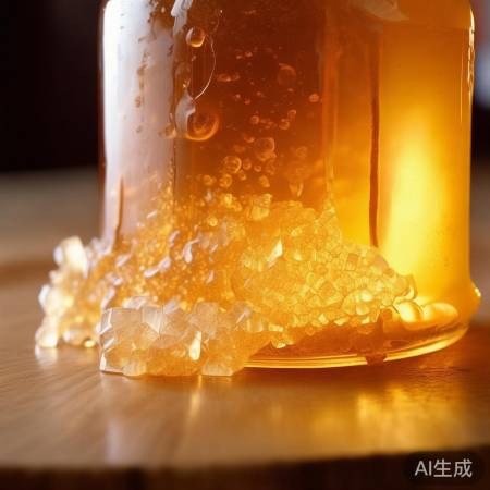 蜂蜜自然结晶