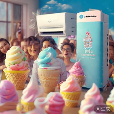 长虹空调雪糕，夏日清凉神器