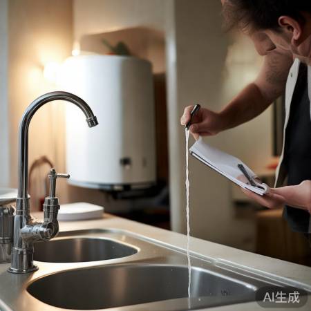 检查水压，确保热水器正常工作。