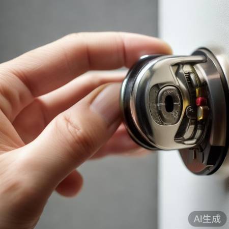 指纹锁松动，手指按感晃动