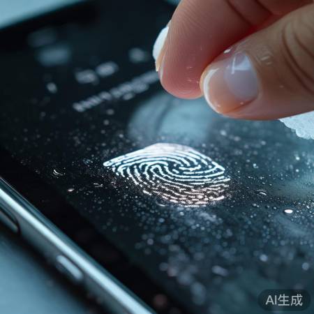 清洁指纹传感器