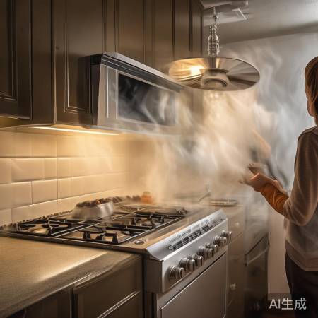 燃气灶通风防中毒