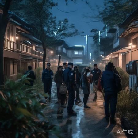杭州小区深夜失窃